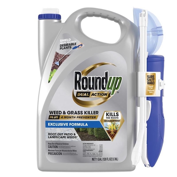 Roundup Roundup Dual Action Weed and Grass Killer RTU Liquid 1 gal, PK4 5378304 - main